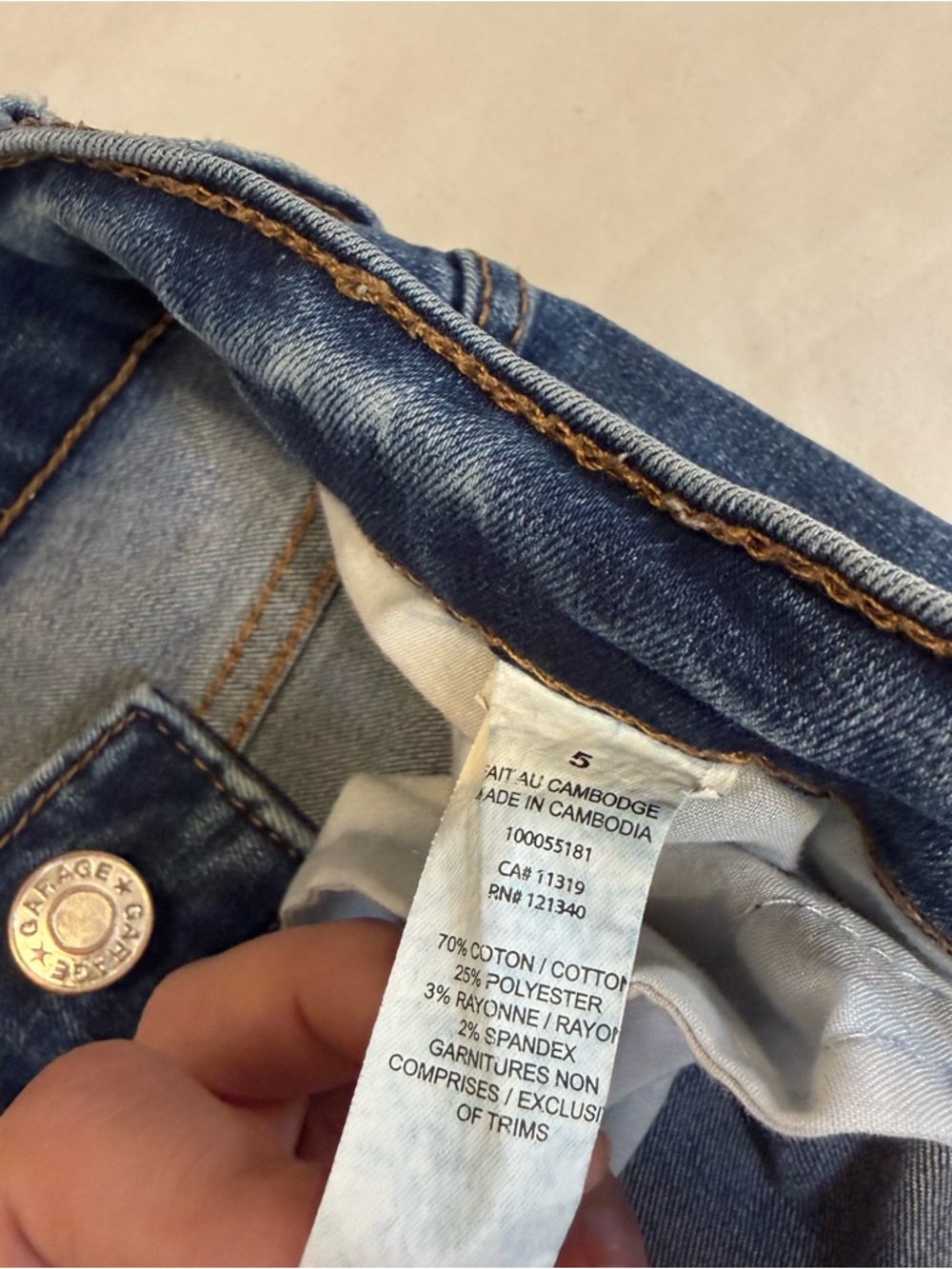 Garage High Rise Skinny Jeans, Size 5 - Picture 14 of 16
